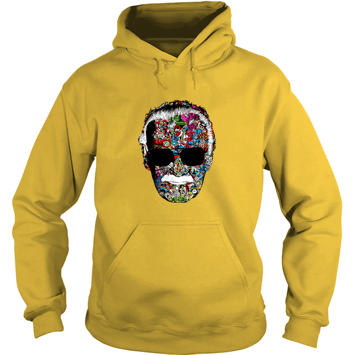 Stan Lee Man of Many Faces Hoodie