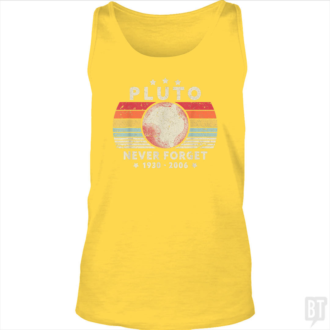 Never Forget Pluto Tank Top