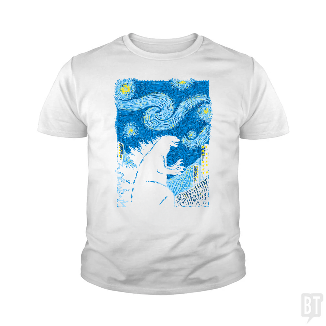 Gogh-Zilla Kids Shirt