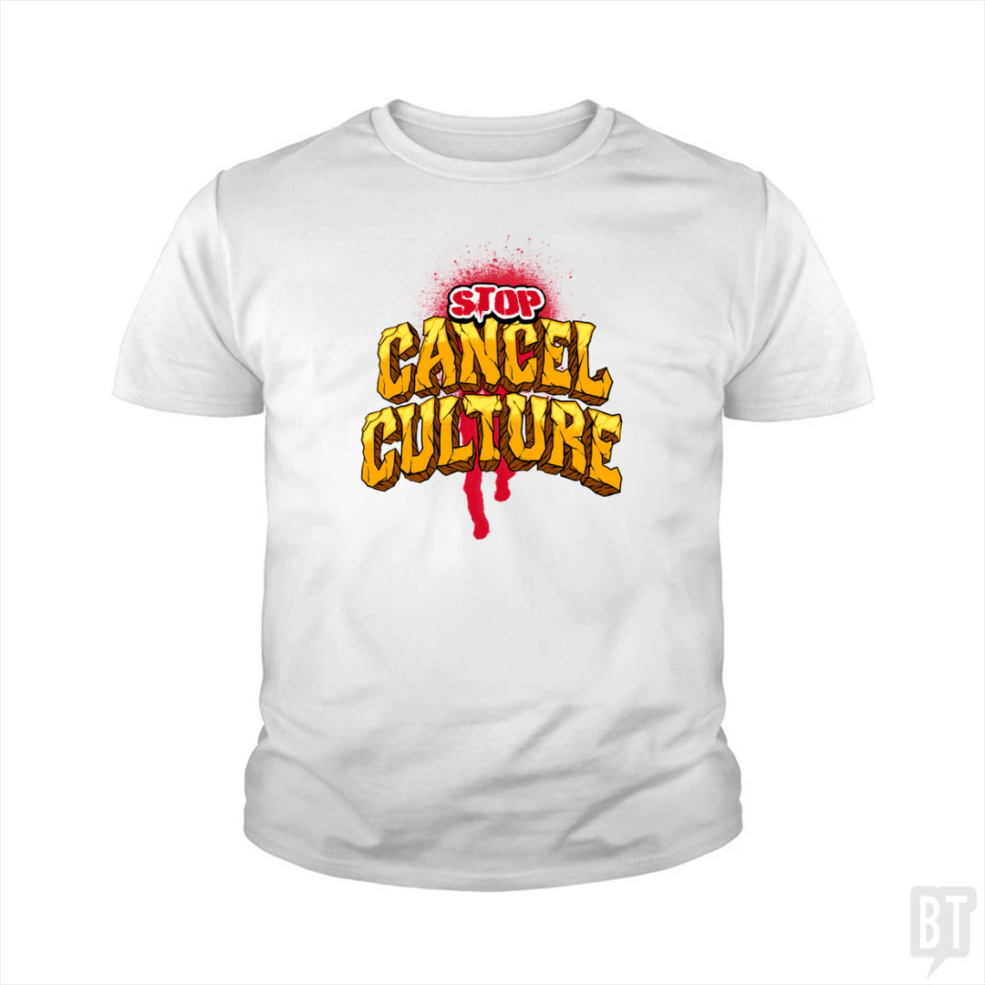 Stop Cancel Culture Kids Shirt