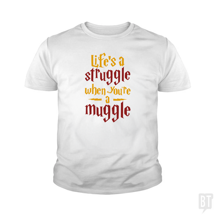 Muggle Struggle Kids Shirt
