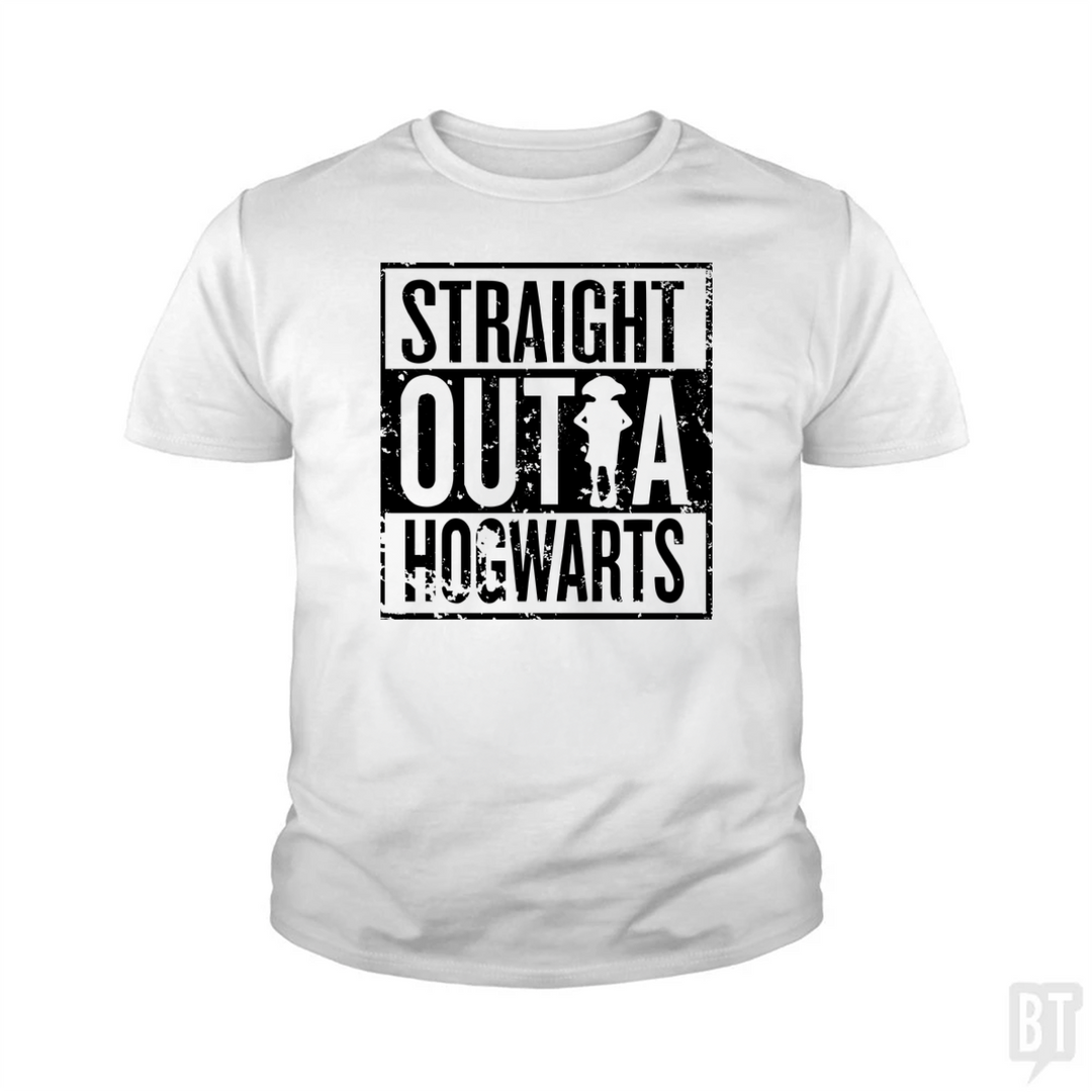 Straight Outta Hogwarts Kids Shirt