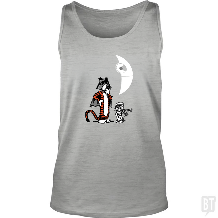Darth Hobbes and Calvin Trooper Tank Tops