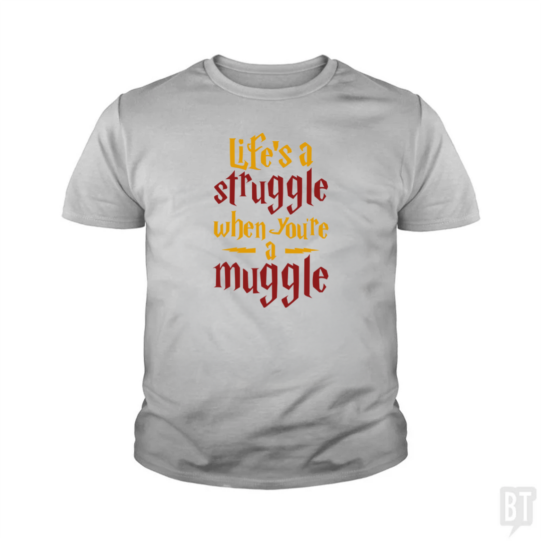 Muggle Struggle Kids Shirt