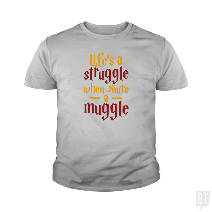 Muggle Struggle Kids Shirt