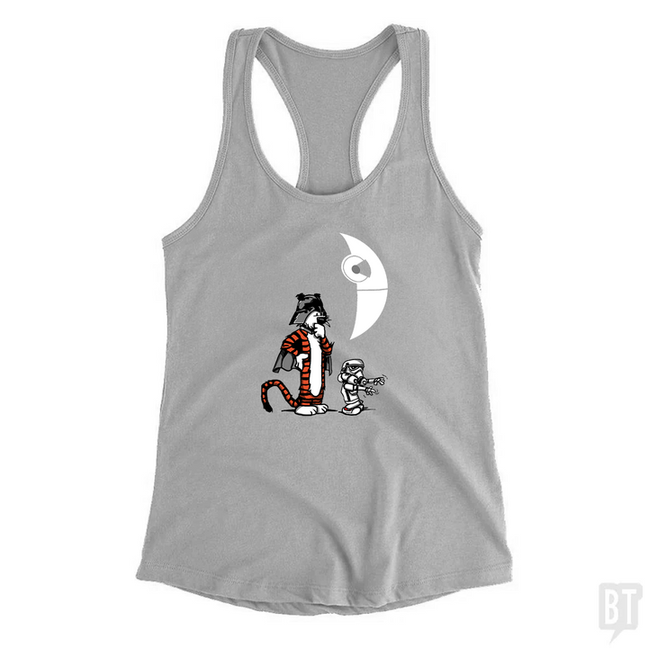 Darth Hobbes and Calvin Trooper Tank Tops