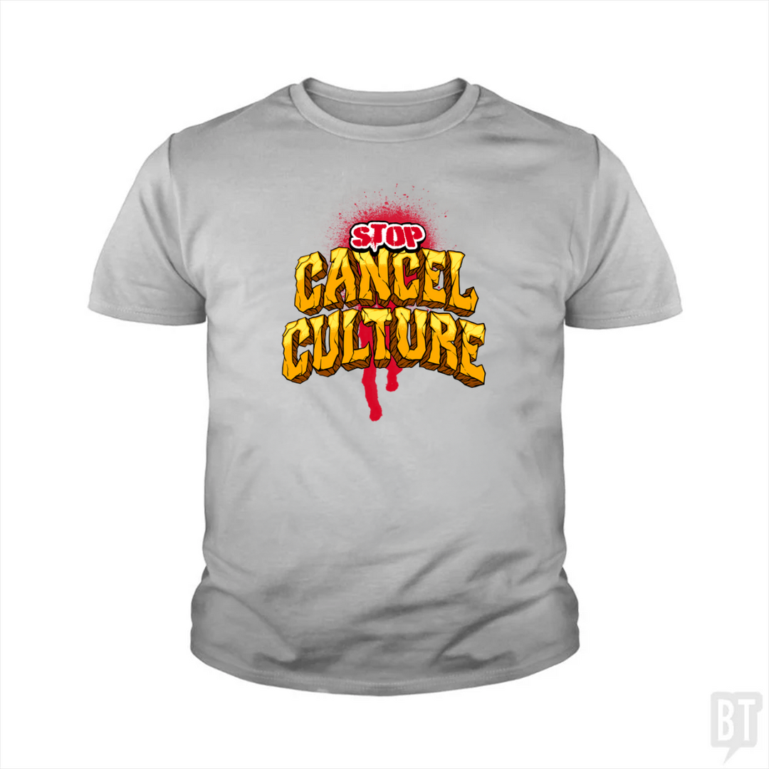 Stop Cancel Culture Kids Shirt