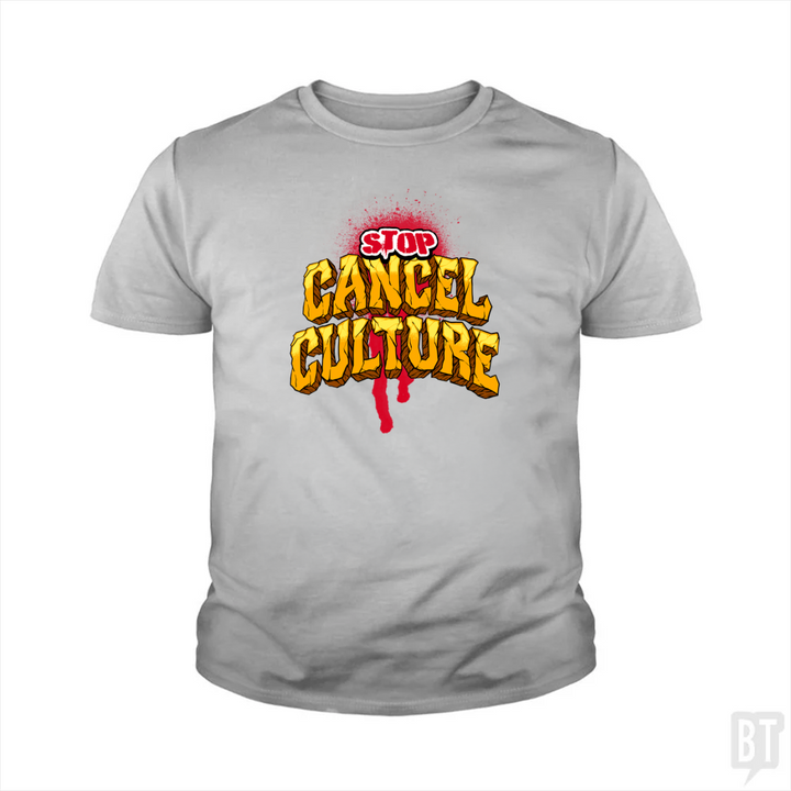 Stop Cancel Culture Kids Shirt