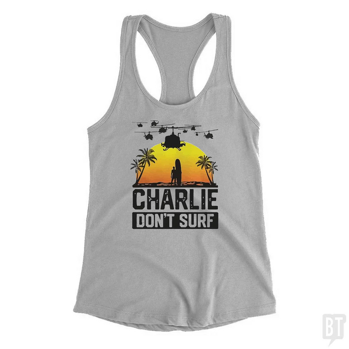 Charlie Don't Surf Summer Vacation Tank Top