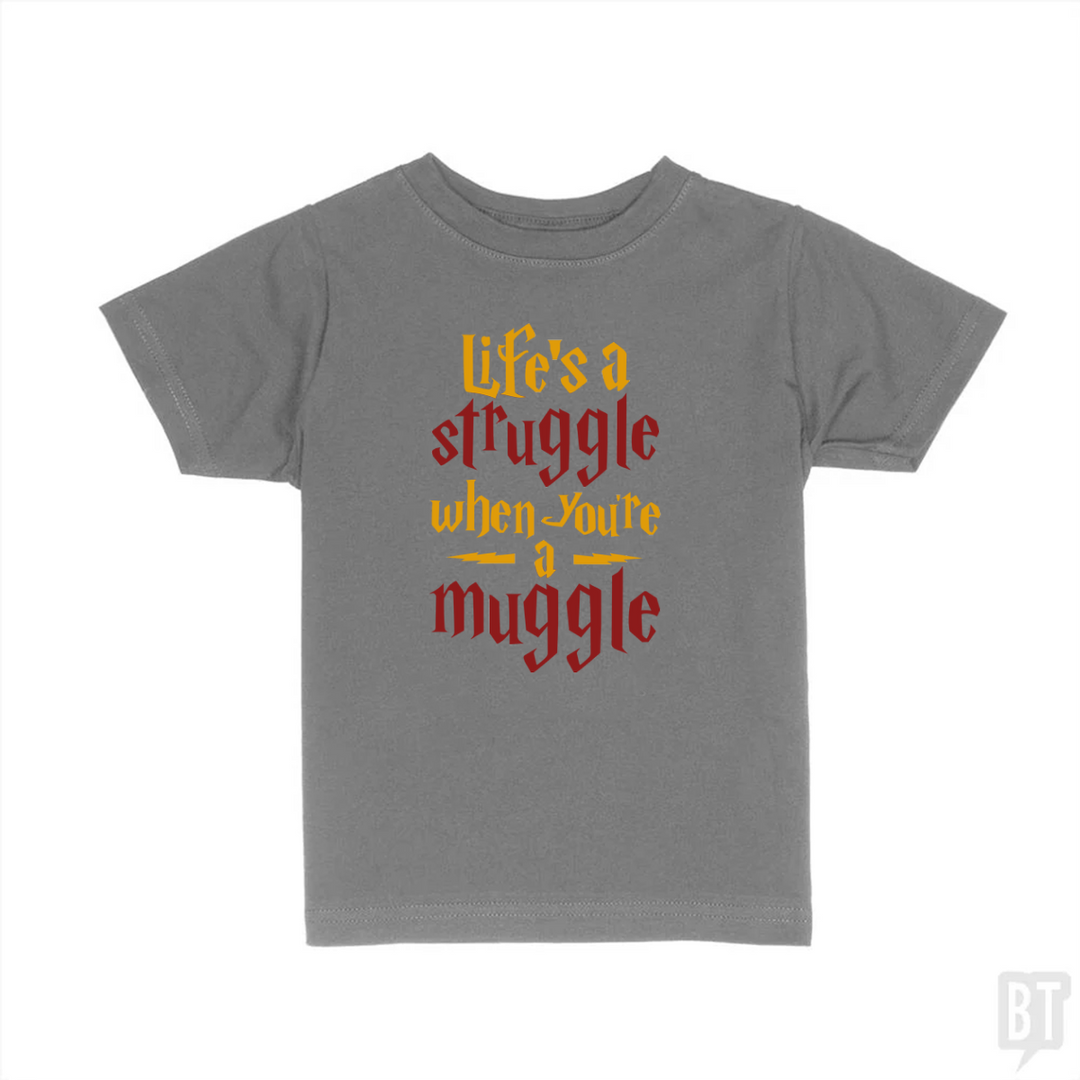 Muggle Struggle Kids Shirt