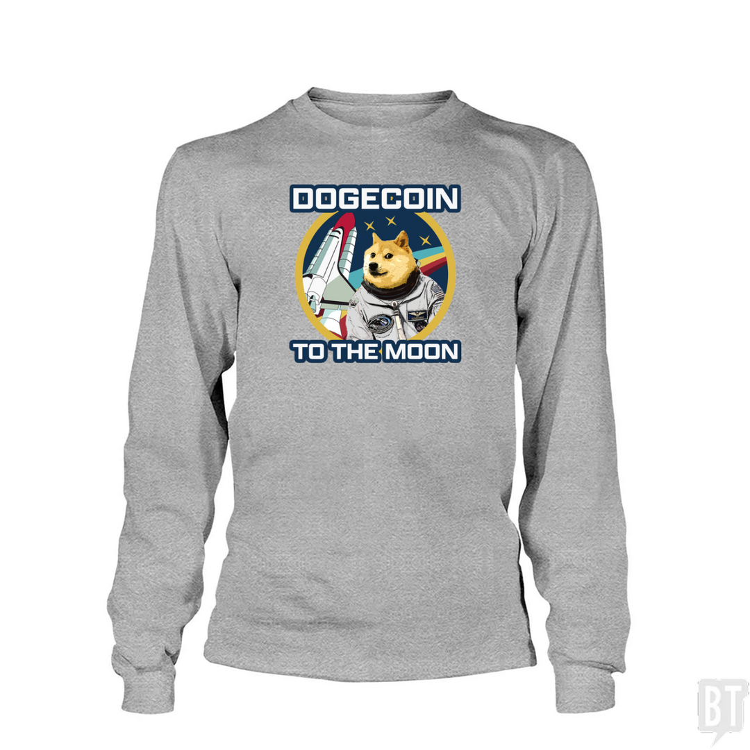 Dogecoin to the Moon Long Sleeve