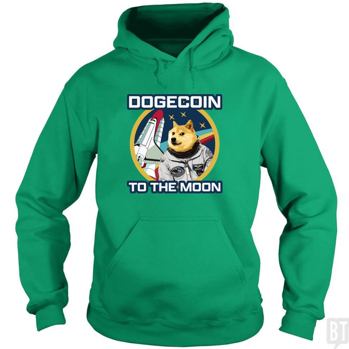 Dogecoin to the Moon Hoodie