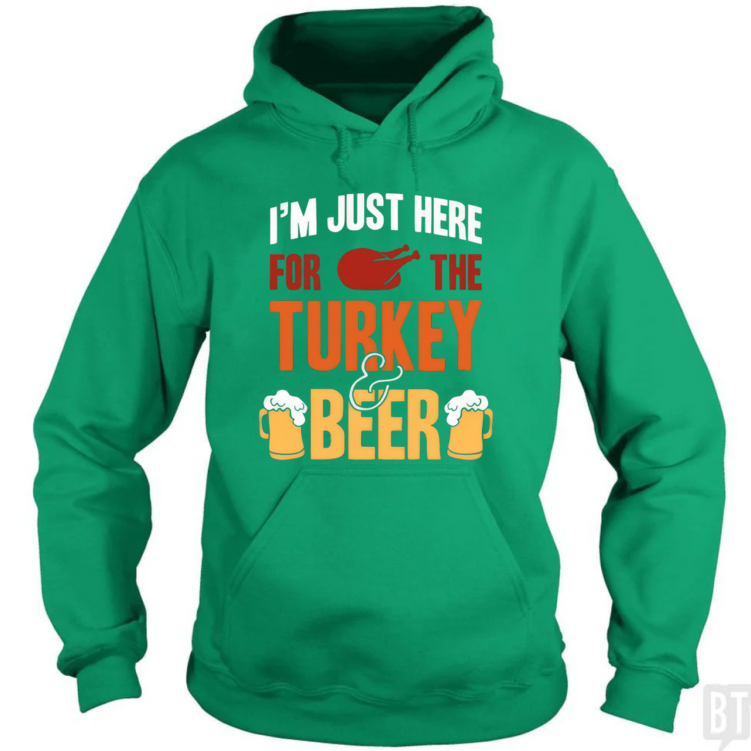 Turkey And Beer Hoodie