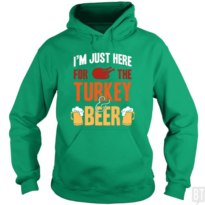 Turkey And Beer Hoodie