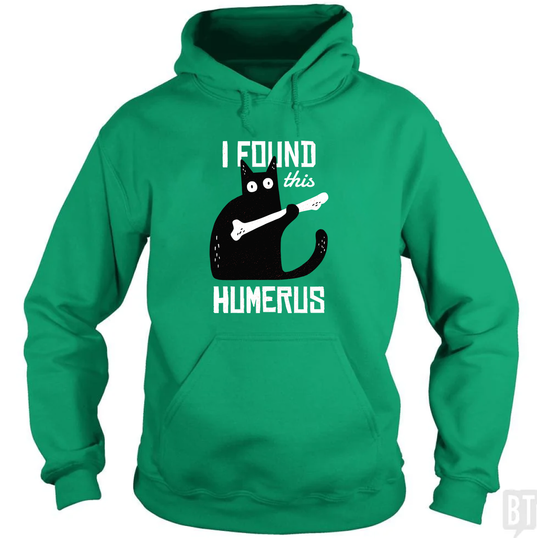 Funny Cat with a Bone Hoodie