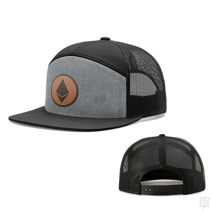 Ethereum Leather Patch Hats