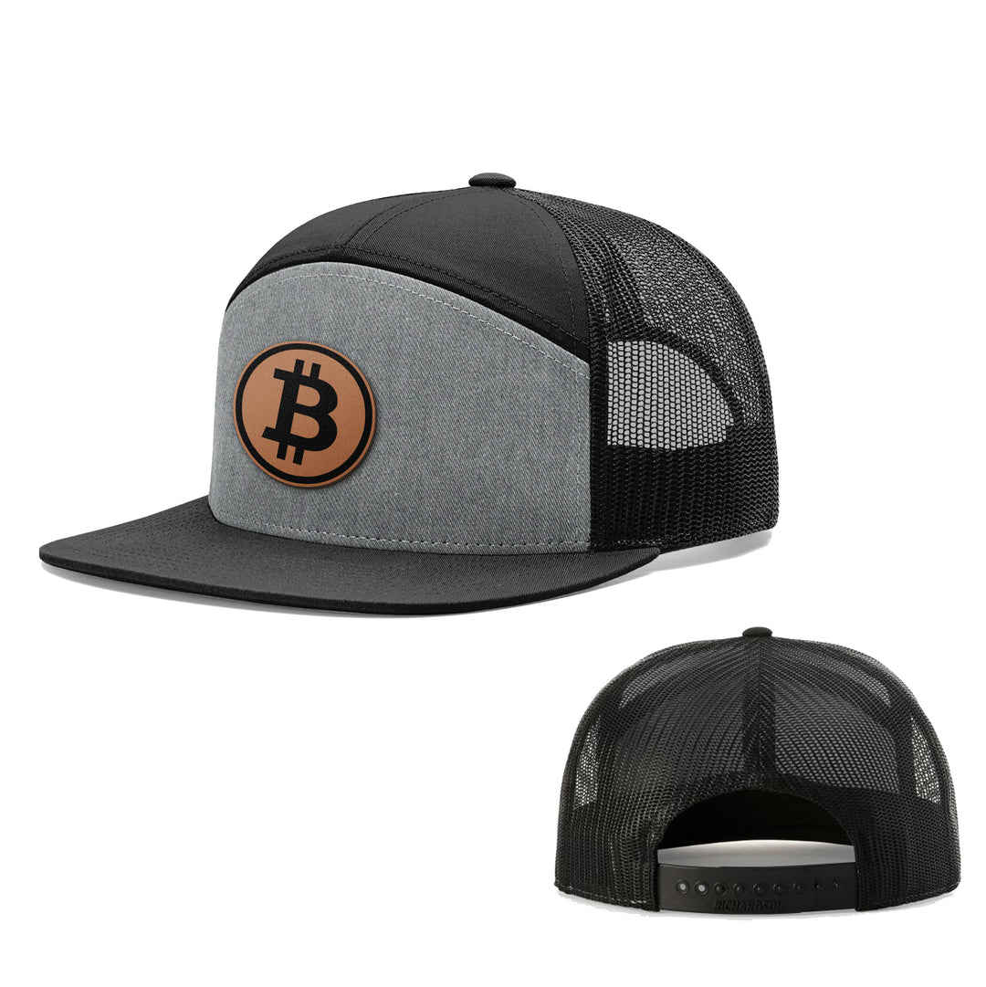 Bitcoin Leather Patch Hats
