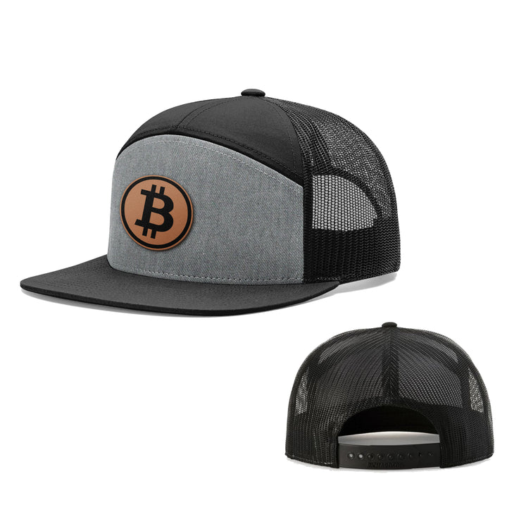 Bitcoin Leather Patch Hats