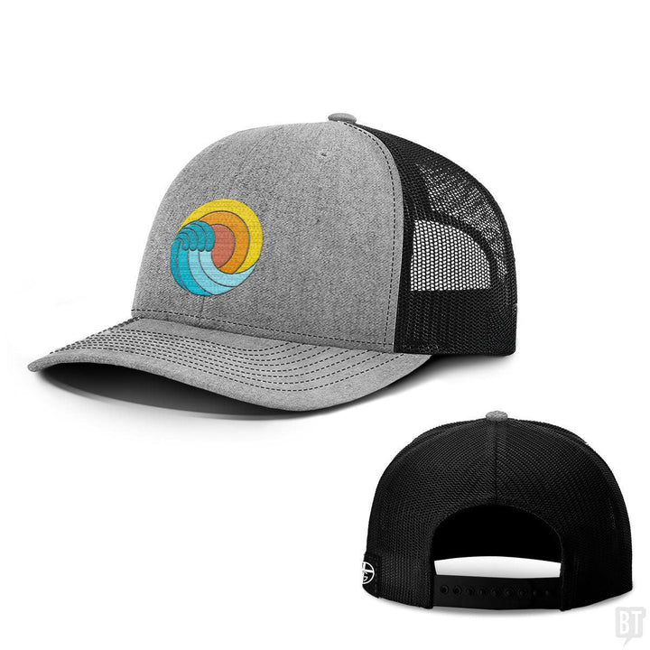 Retro Beach Wave Hats