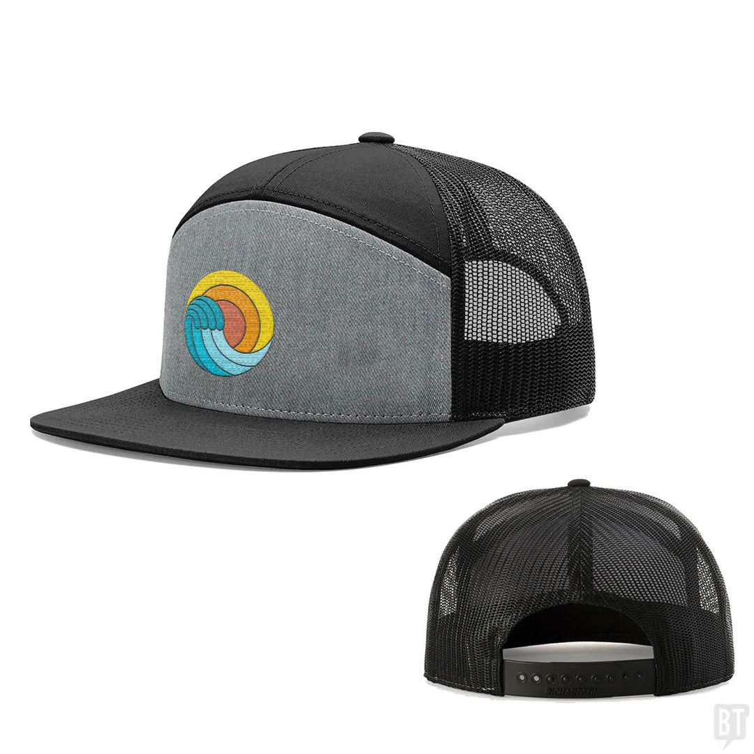 Retro Beach Wave Hats