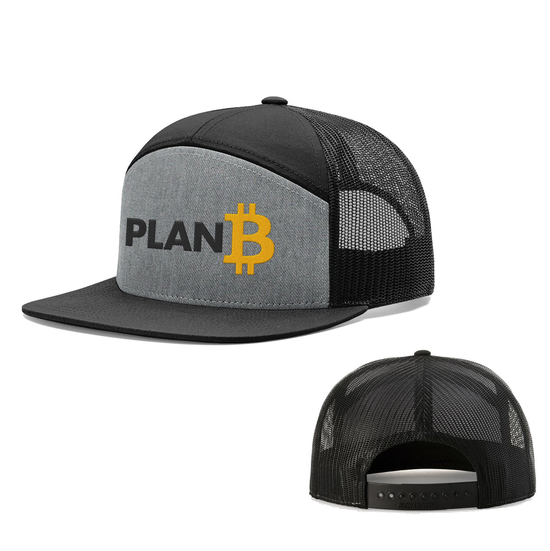 Plan B Bitcoin 7 Panel Hats