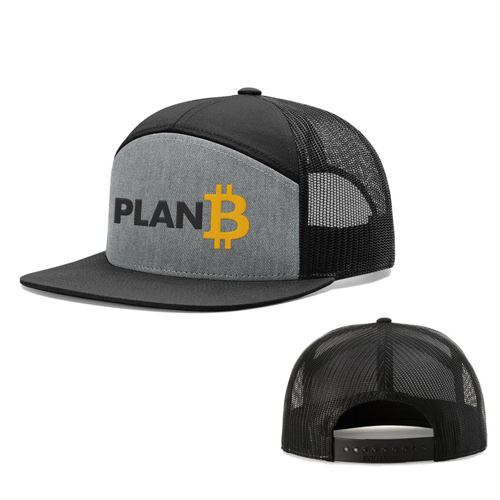 Plan B Bitcoin 7 Panel Hats