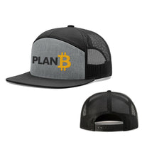 Load image into Gallery viewer, Plan B Bitcoin 7 Panel Hats

