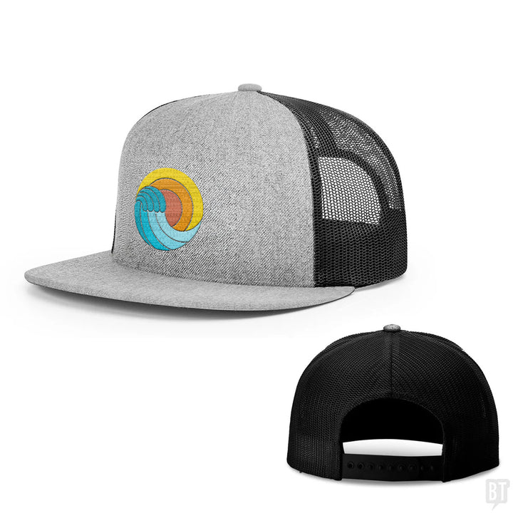 Retro Beach Wave Hats
