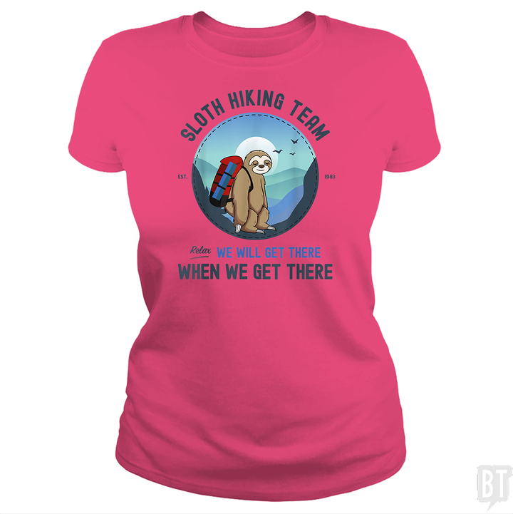 Funny Sloth Hiking Team
