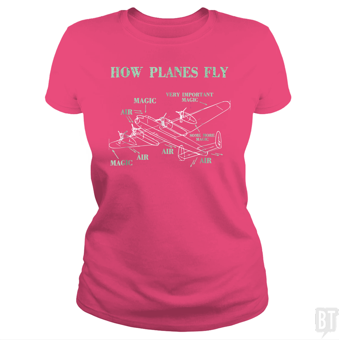 How Planes Fly Funny Aerospace Engineer Pilot