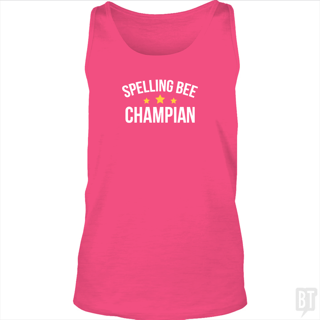 Spelling Bee Champion Tank Top
