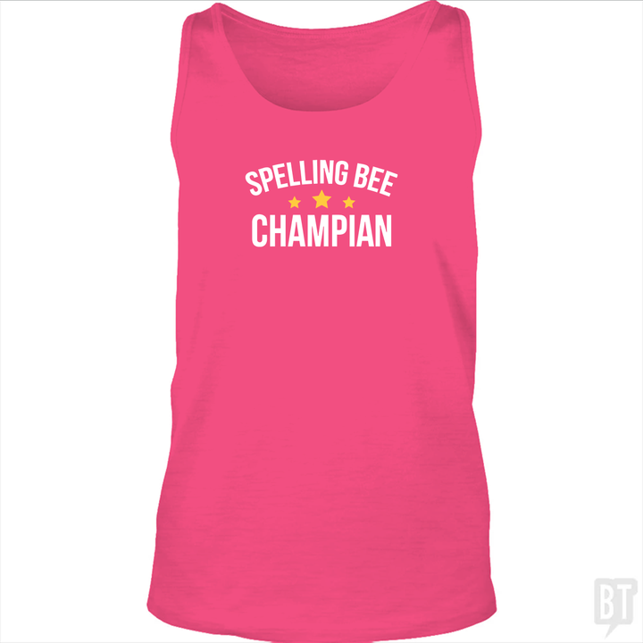 Spelling Bee Champion Tank Top