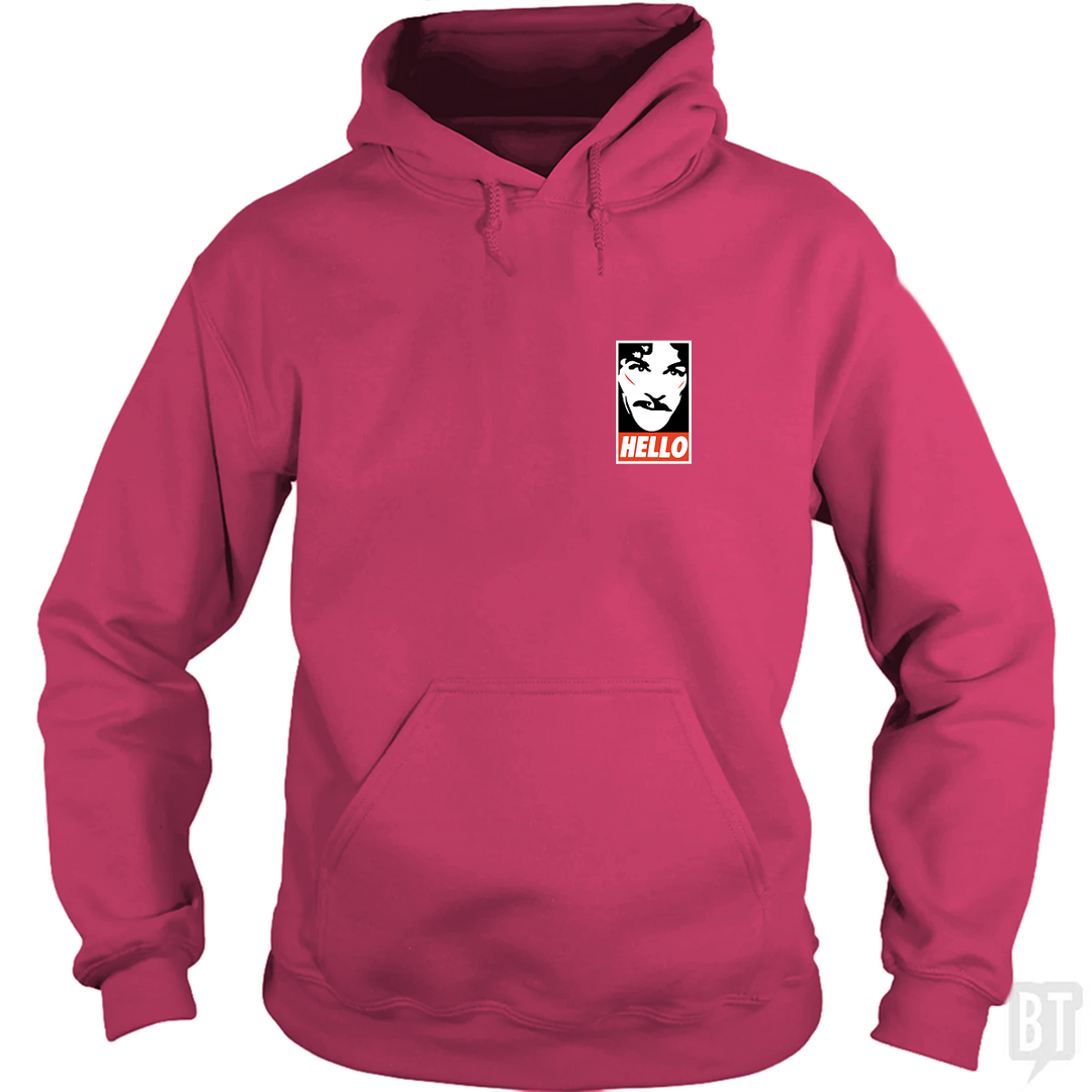 Hello Left Chest Hoodie