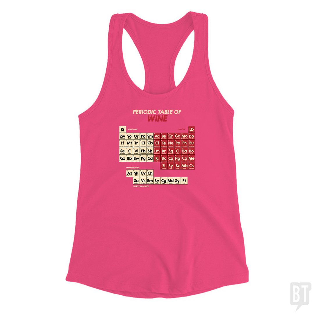 Periodic Table Of Wine Tank Top