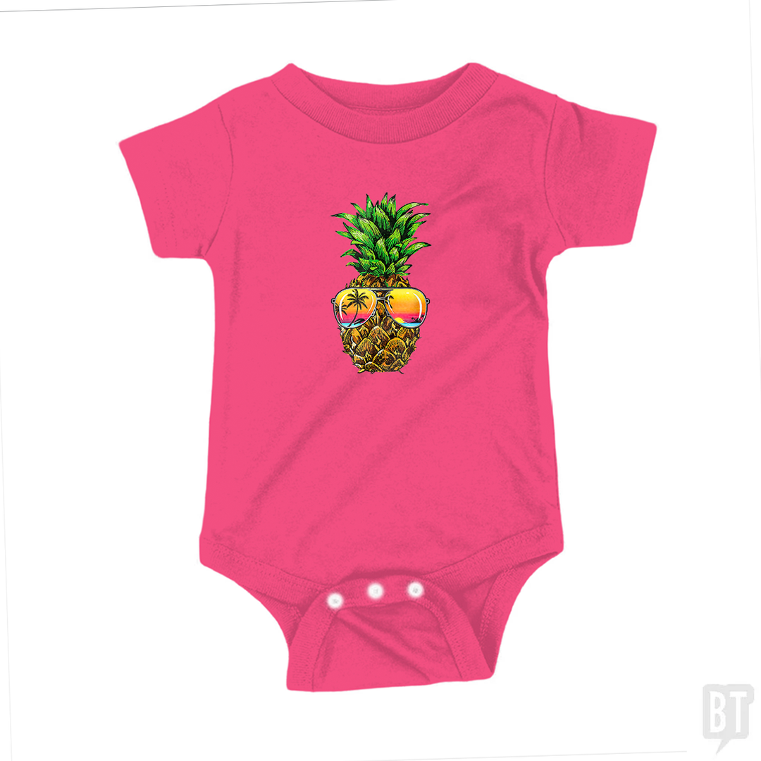 Sunglasses Pineapple Baby One-Piece