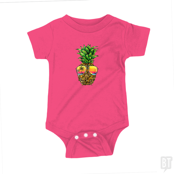 Sunglasses Pineapple Baby One-Piece