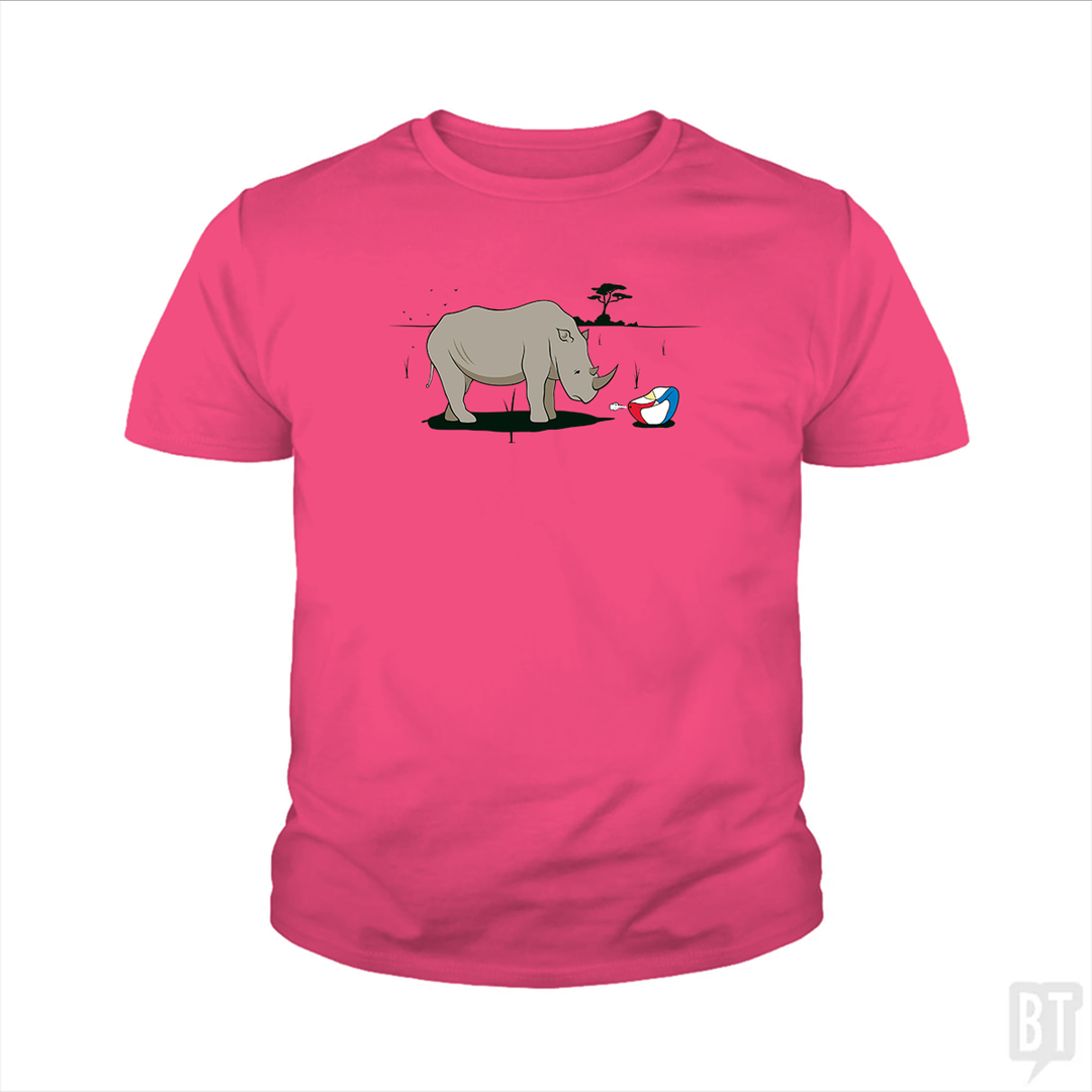 Sad Rhino Kids Shirt