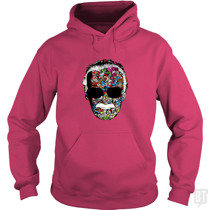Stan Lee Man of Many Faces Hoodie