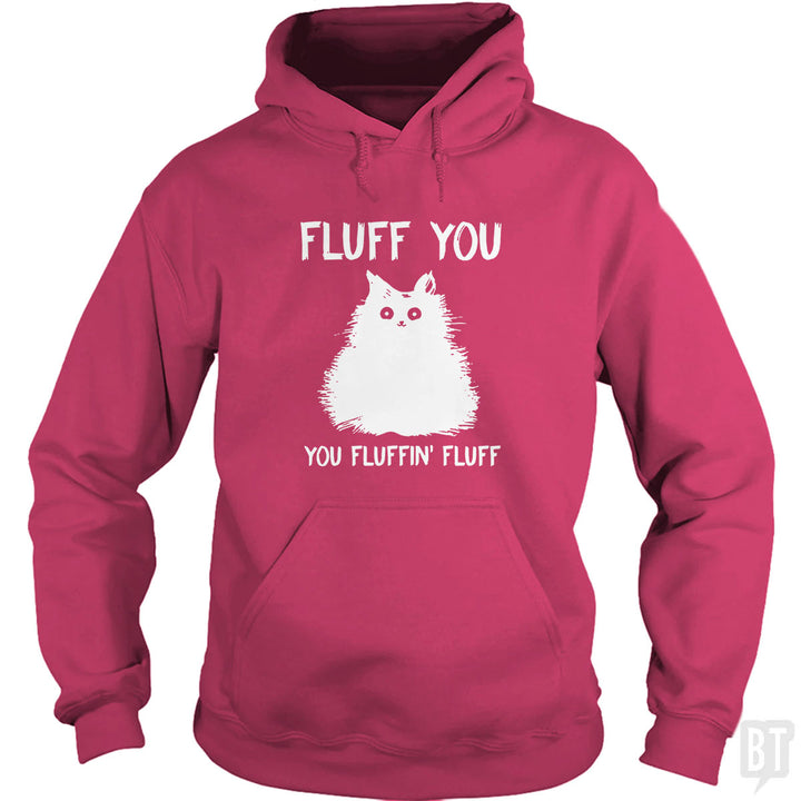 Fluff You You Fluff Funny Cat Hoodie