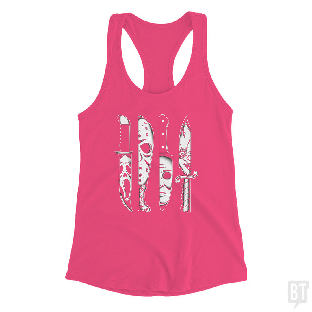 Horror Movie Knives Tank Top
