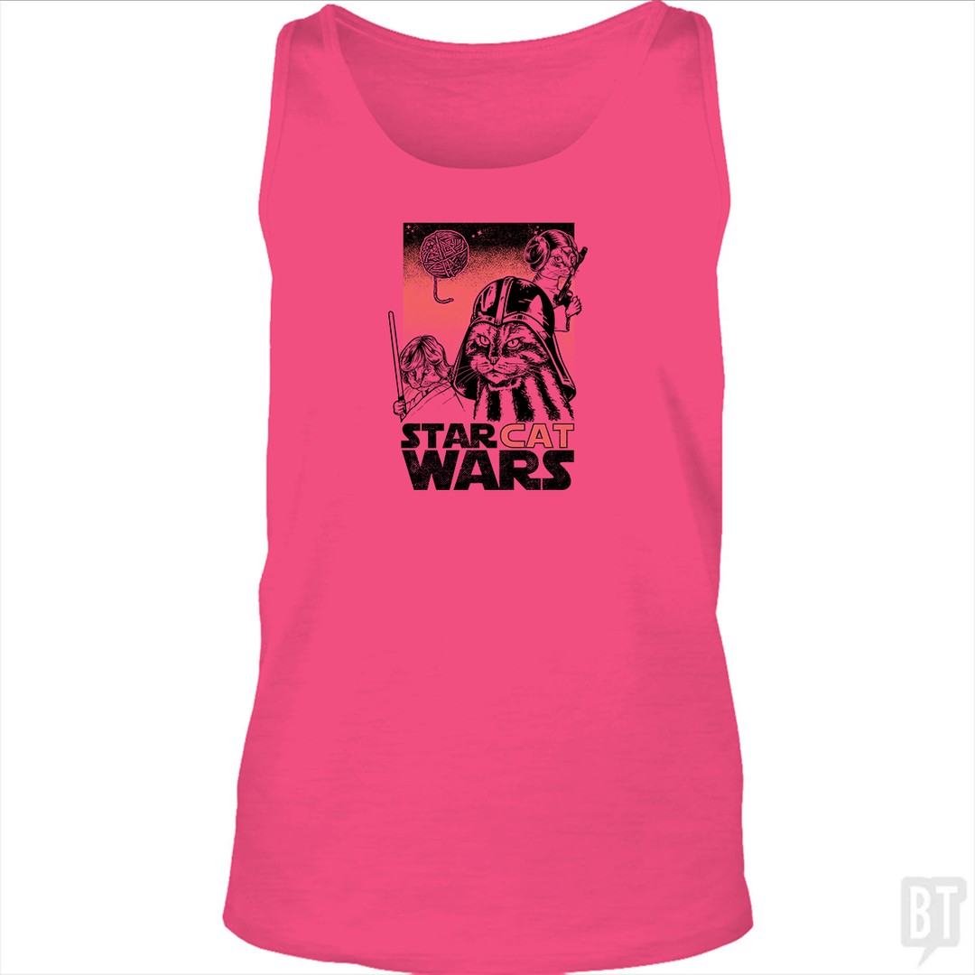 Star Cat Wars Tank Top