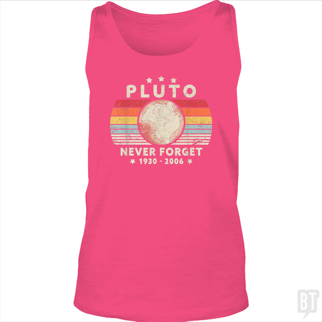 Never Forget Pluto Tank Top