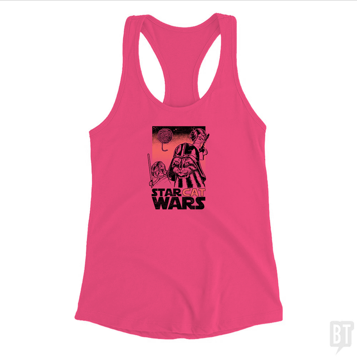 Star Cat Wars Tank Top