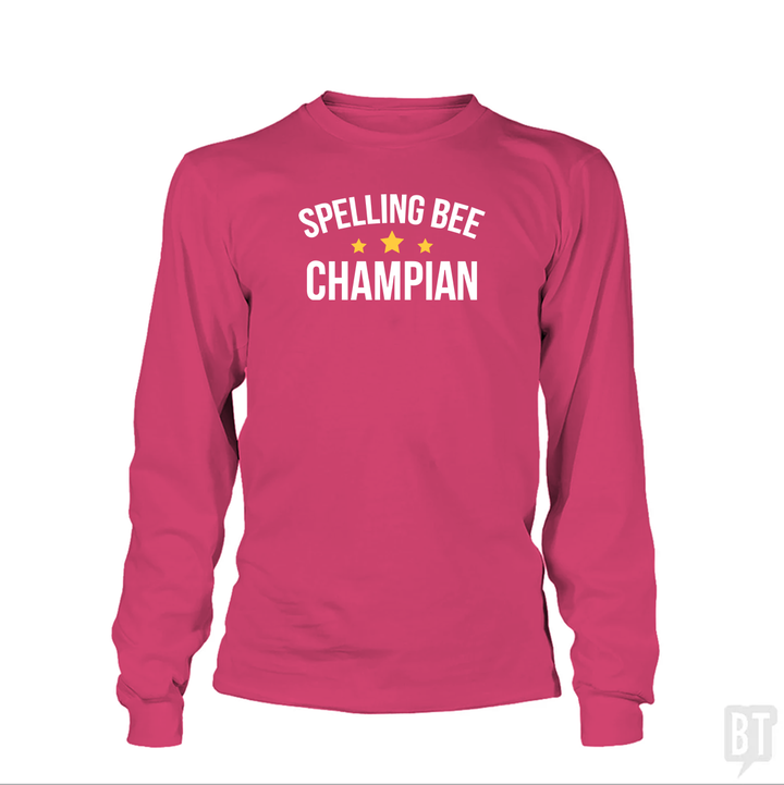 Spelling Bee Champion  Long Sleeve