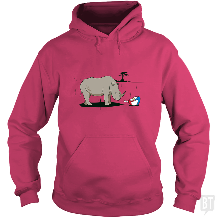 Sad Rhino Hoodie