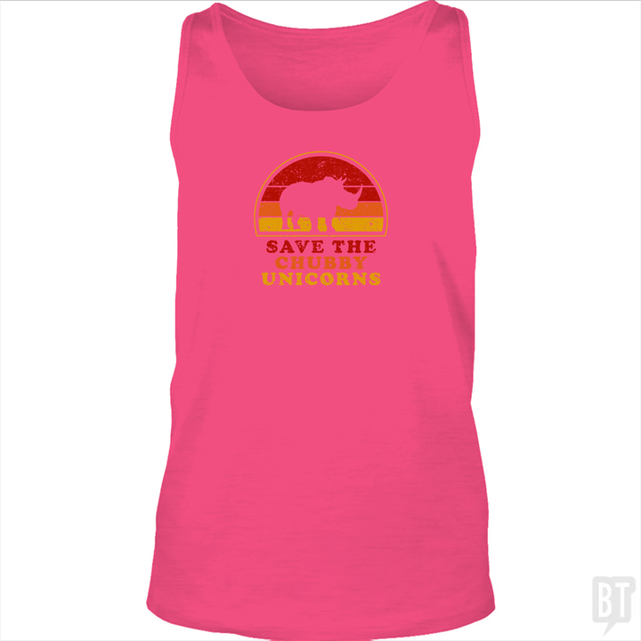 Save The Chubby Unicorns Tank Top