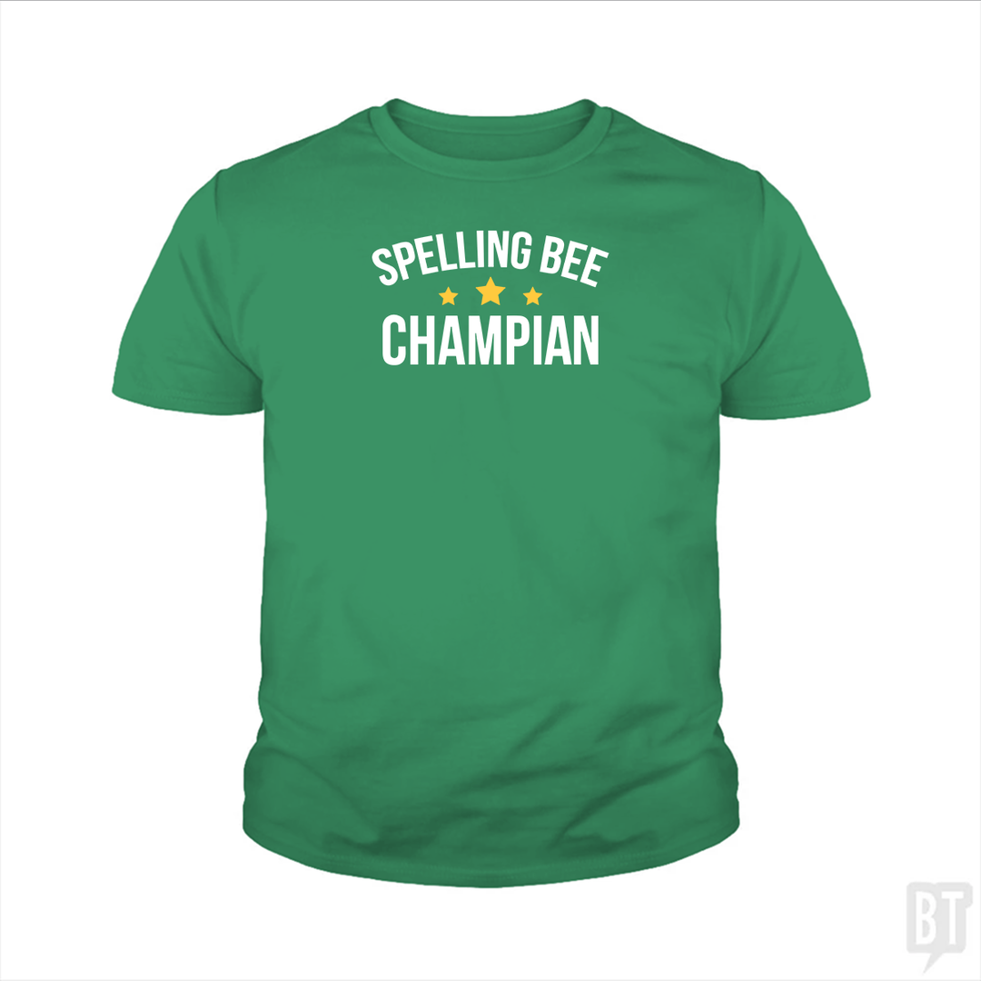 Spelling Bee Champion Kids Shirt