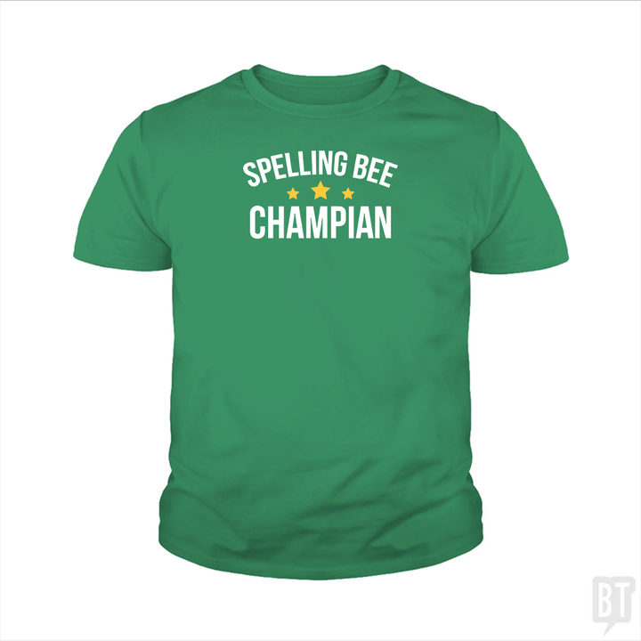 Spelling Bee Champion Kids Shirt