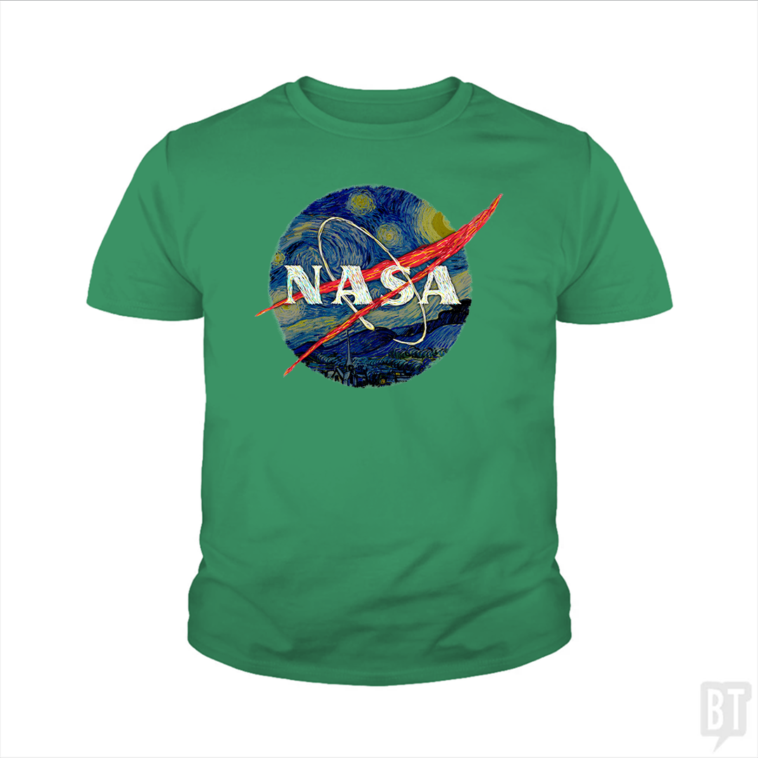 NASA Starry Night Kids Shirt