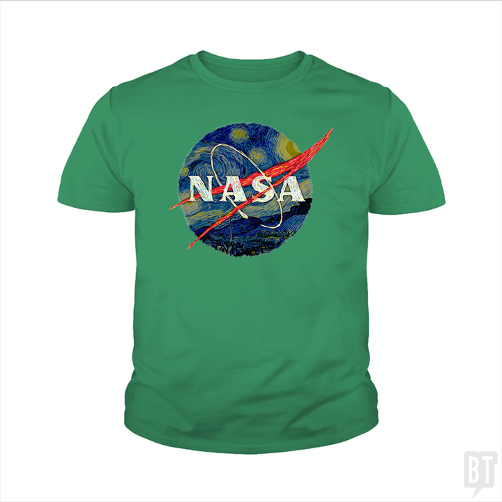 NASA Starry Night Kids Shirt